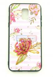 Чехол задник для iPhone 8 блеск+стразы