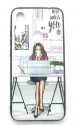 Чехол задник для iPhone Х пластик женский